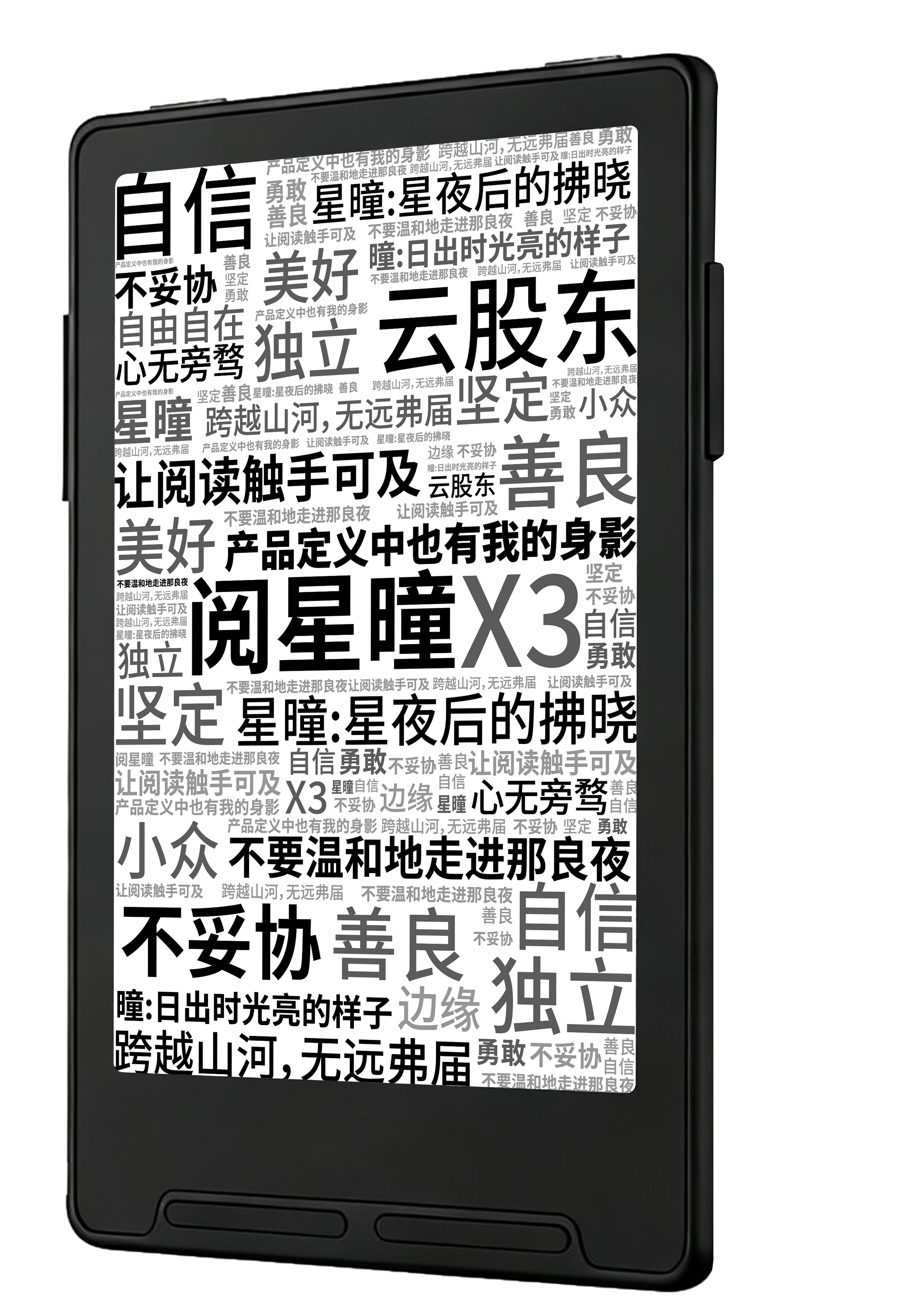 Yuexingtong X3 display and buttons detail